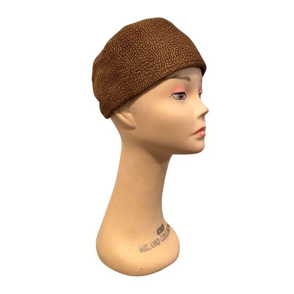 Vintage CHRISTIAN DIOR Suede Toque Hat - Picture 2 of 6